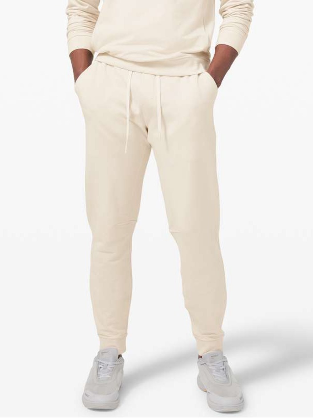 LULULEMON City Sweat Jogger Men's Large White Opal Color $118 MSRP Athletic Gym